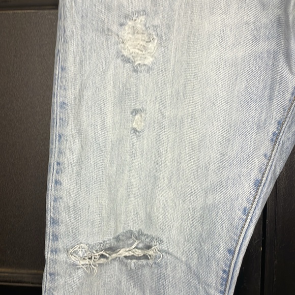 Levi’s 501 CT custom tapered button fly distressed light denim jeans 29 x 32 - Picture 3 of 12